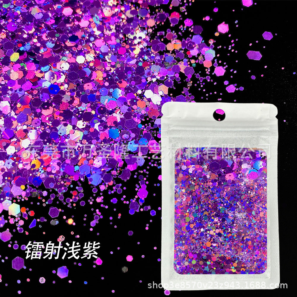 Wholesale Popular Holographic Mixed Size Sequins Filler